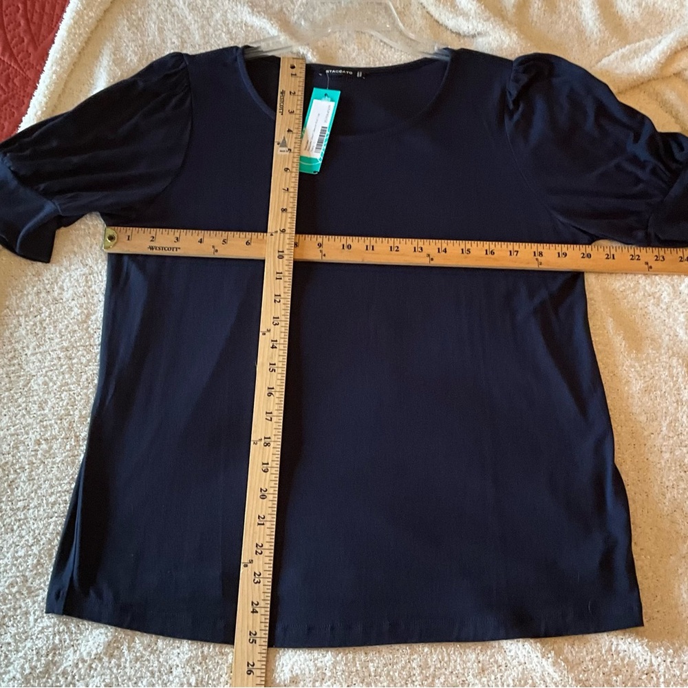 Staccato Raquelle Scoop Neck Puff Sleeve Top - Picture 11 of 16